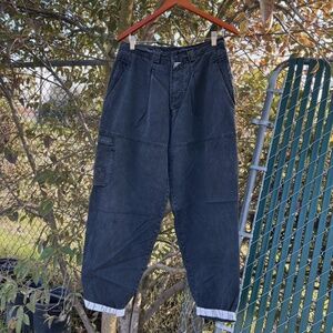 Vintage 80s Nixit Baggy Cargo Jeans 28" Waist